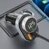 Proove Sound Link FM Transmitter + Car Charger 30W Fast Charging (PD+QC3.0) Type-C+USB - Black